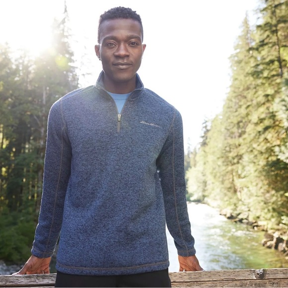 Eddie Bauer Men’s Radiator Quarter Zip Pullover Size Small - Picture 1 of 11